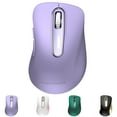 thumbnail image 1 of Wireless Mouse, 2.4GHz with USB Receiver, 1200 DPI Optical Tracking, 5 Buttons,Ambidextrous PC/Mac/Laptop -Purple, 1 of 9