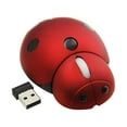 thumbnail image 1 of Wireless Mouse under $5! CQCYD Portable Wireless Mouse, 2.4Ghz Mini Ladybug Creative Mouse, 1200DPI Optical Mouse for Laptop PC, Cute Compact Computer Mouse, 1 of 4