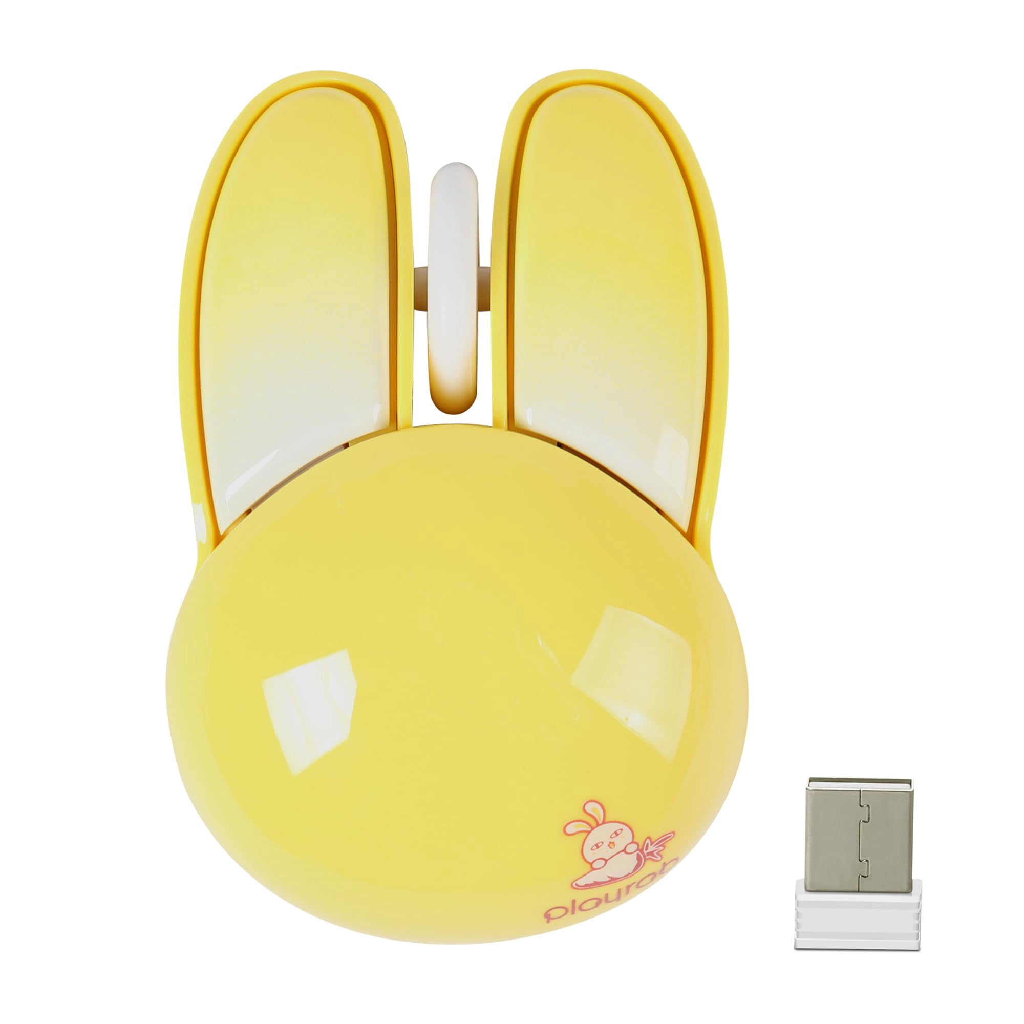 Wireless Mouse Bluetooth Cute Bunny Shape Small Quiet USB Optical ...