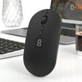 Wireless Mouse Charge Display Rechargeable Low Latency Mute Mouse Dual