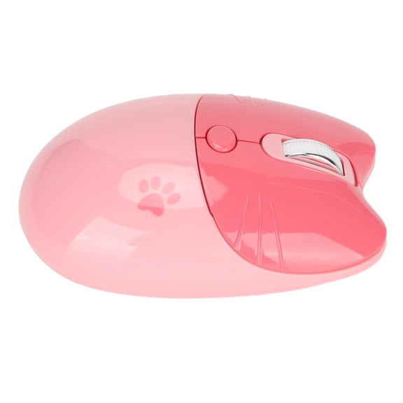Wireless Mouse, Cute?Cartoon?Cat Wireless Mouse 800-1200-1600 Three?Level For Mobile?Phone For Computer? For Tablet Pink