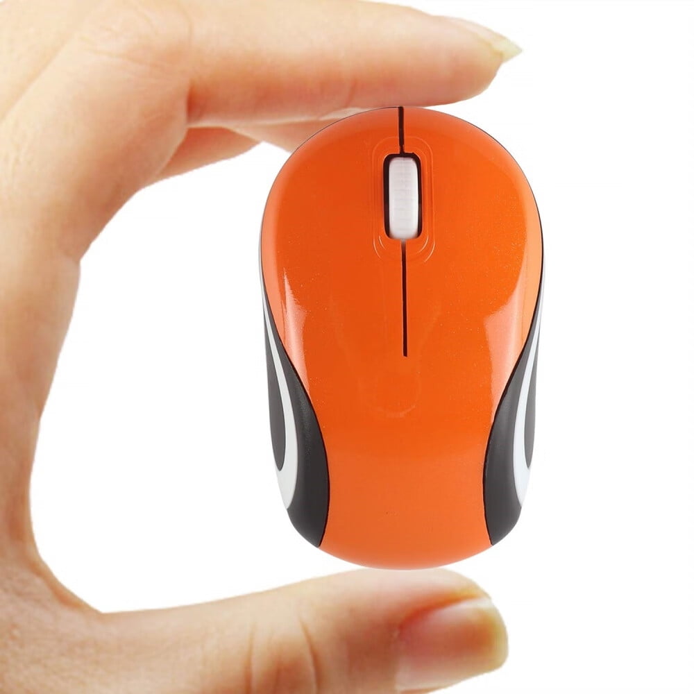 Mini Computer Pointer Mouse Wireless Mouse Cute Mini Computer Mouse Small Size Pocket Portable ...