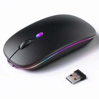 70G (2.46oz) Wireless Lightweight Gaming Mouse with 1600DPI, 6-button  Bluetooth 5.1, Honeycomb Shell Gaming Optical Mouse for PC Laptop Computer, pink,F116382 