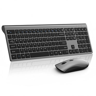 Click Mouse Button Image 2.4GHz Wireless Keyboard and Mouse Set with Switch Button - Full-Size ...