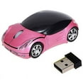 thumbnail image 1 of Wireless Mouse for Kids, 2.4G Wireless Mouse with USB Receiver, Car Shape Mouse Bluetooth Optical Mouse for Laptop PC Tablet Gaming Office OS X / Win, Pink, 1 of 7