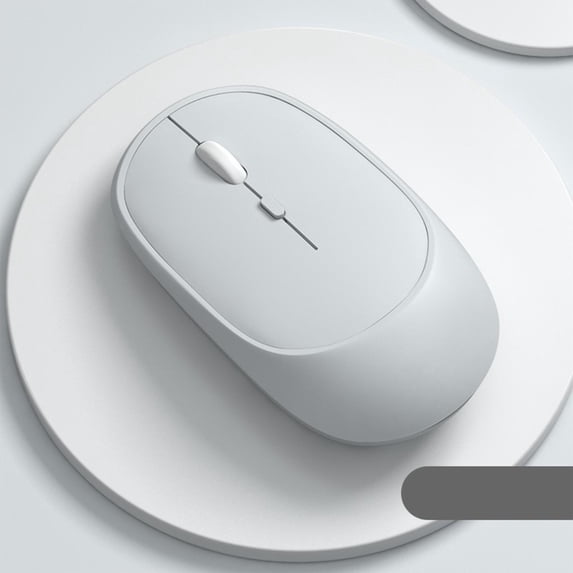Wireless Mouse for Laptop, 2.4GHz Mute Portable Computer Mouse with USB Receiver, Ergonomic Design Comfortable to Grip, for Laptop, PC, Computer(White)