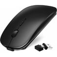 Wireless Mouse for MacBook Air Mac Laptop iPad Rechargeable Dual Mode 2.4G Mobile Optical Silent