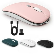 Wireless Mouse, Mouse for Laptop, Bluetooth Mouse, Pink