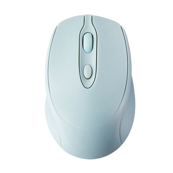 Wireless Mouse Rechargeable - Gamer Dual Modes BT5.2 & 2.4G USB, Mute Mice for Laptop, Pad, Tablet Blue
