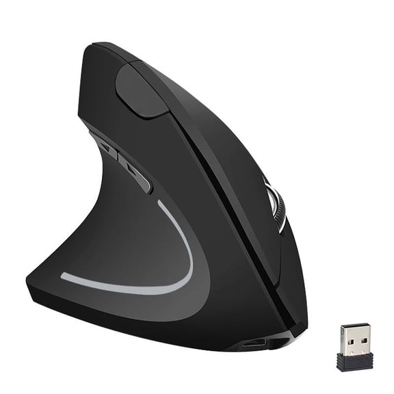 Wireless Mouse Vertical Gaming Mouse USB Computer Mice Ergonomic Desktop Upright Mouse For PC Laptop Office Home