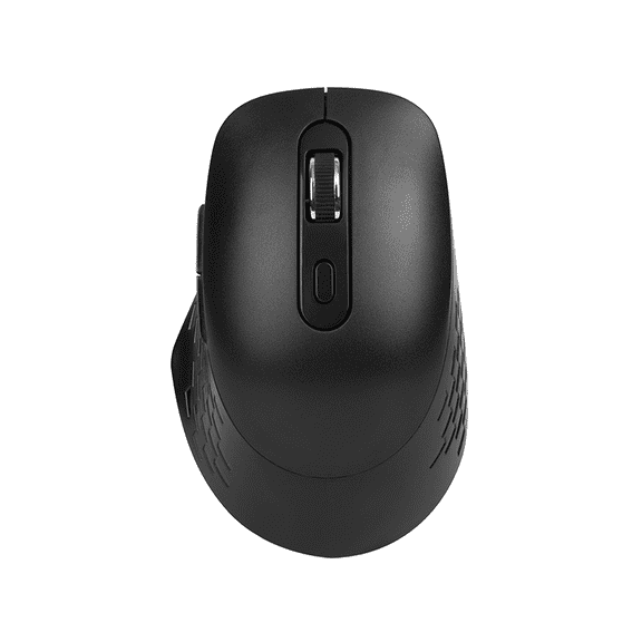 Wireless Mouse with Bluetooth 5.2 and 2.4GHz, Connects 3 Devices, 1600 Adjustable DPI Ergonomic Computer Mouse for Office and Home