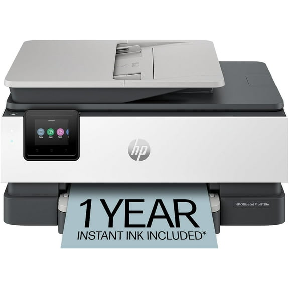 Wireless Multifunction Color Inkjet Printer with Print, Scan, Copy, Fax, Automatic Document Feed and Duplex Printing