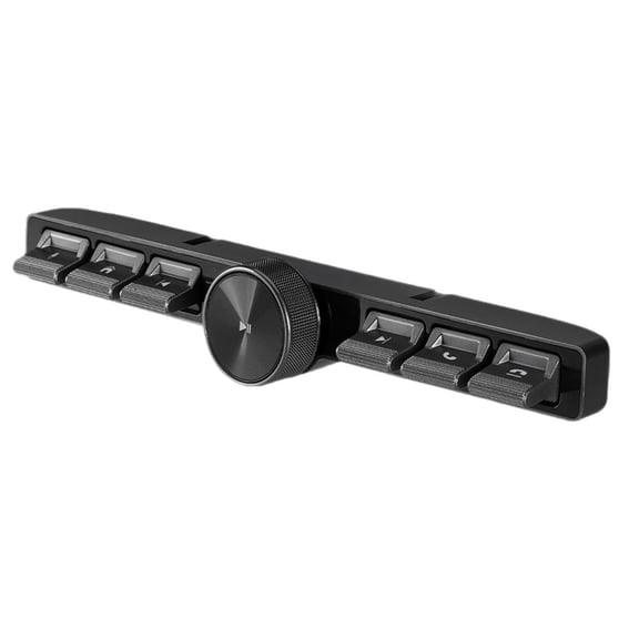 Wireless Multimedia Remote Control 7 Keys LED Car Controller Volume Adjuster Answer for Multimedia Navigation Player