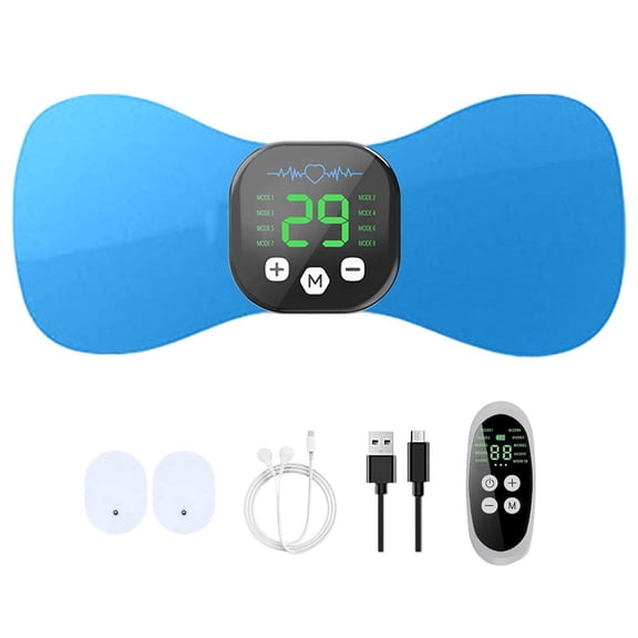 Wireless Muscle Stimulator Unit, Tens Unit with 10 Modes 29 Gears, Micro Current Device for Back Knee Neck Fatigue Relief, Rechargeable Portable