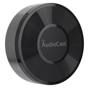 Wireless Music Streamer for Home Speaker System - WiFi Audio Receiver for Multi-Room Audio Streaming, DLNA Airplay Compatible Adapter