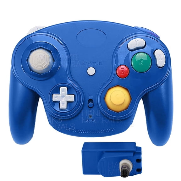 Wireless NGC Controller With Adapter Gamepad Compatible With Nintendo GameCube