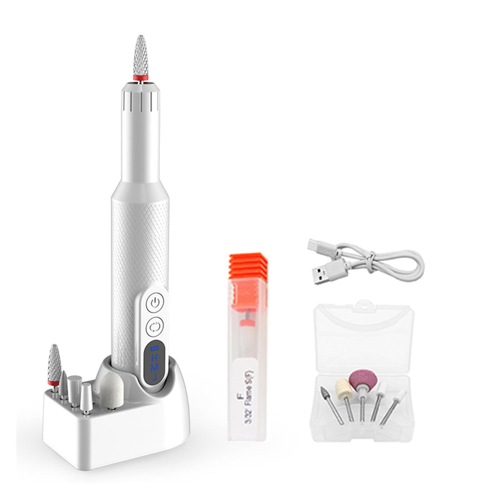 Wireless Nail Drill Machine, 18000 RPM Electric Manicure Machine, Portable Nail Lathe Milling Cutter For Manicure Pedicure Salon ,Quality Torque