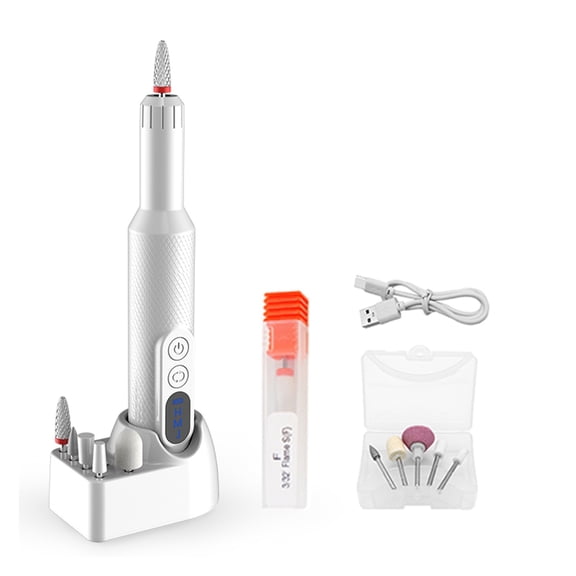 Wireless Nail Drill Machine, 18000 RPM Electric Manicure Machine, Portable Nail Lathe Milling Cutter For Manicure Pedicure Salon ,Quality Torque