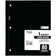 Wireless Neatbook Notebook 1 Subject, Wide/Legal Rule, Assorted Color Covers, 10.5 x 8, 80 Sheets