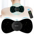 thumbnail image 1 of Wireless Neck Massager, Rechargeable Mini Massager TENS EMS Unit Muscle Stimulator Electric Pulse Massager for Neck Shoulder Back, Remote Control with 6 Modes, 1 of 8