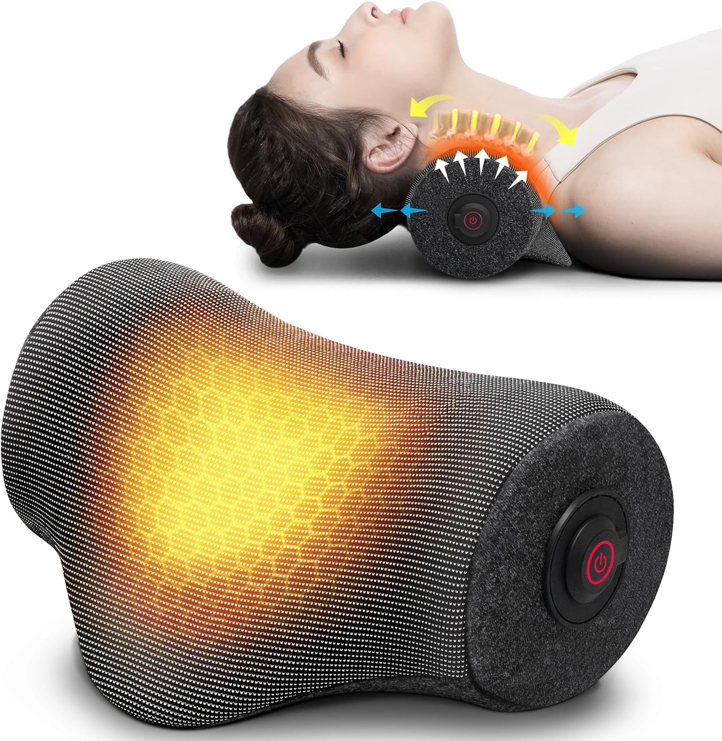 Wireless Neck Stretcher for Pain Relief, Nekteck 5s Heated cervical