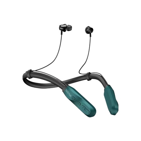 Wireless Neckband Headphones, Active Noise Cancelling, Deep Bass Stereo, Type-C Fast Charging, TF Card Slot, for Running Gym Exercise Gift