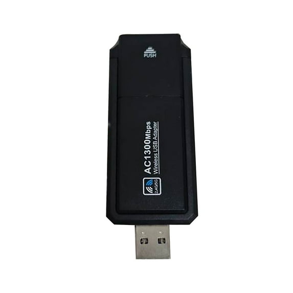 Wireless Network Adapter With USB 3.0 Interface High Speed 1300Mbps Connectivity For 2.4G/5G Ideal For Laptops And Desktops
