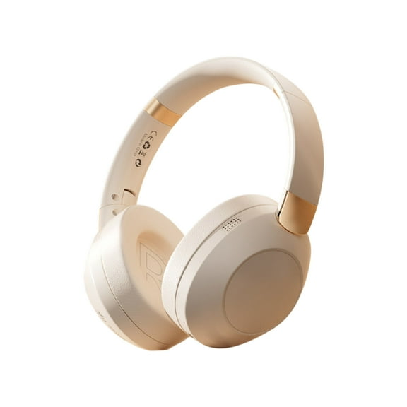 Wireless Noise Canceling Headphones, HD NC Processor QN3, 12 Microphones, Adaptive NC Optimizer, Mastered by Engineers, Studio-Quality, 30-Hour Battery,Beige