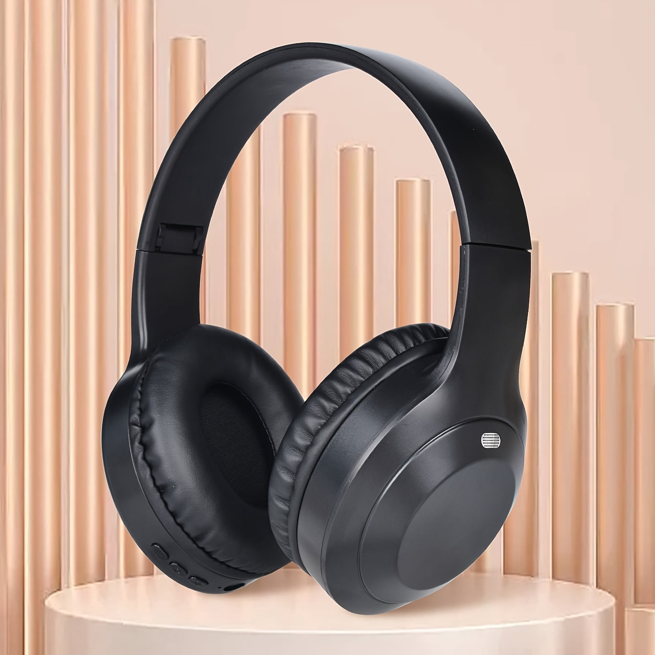 Wireless Noise-Cancelling Headphones with Long Battery, Stereo Sound for Running Travel Exercise, Available in Black Purple Beige