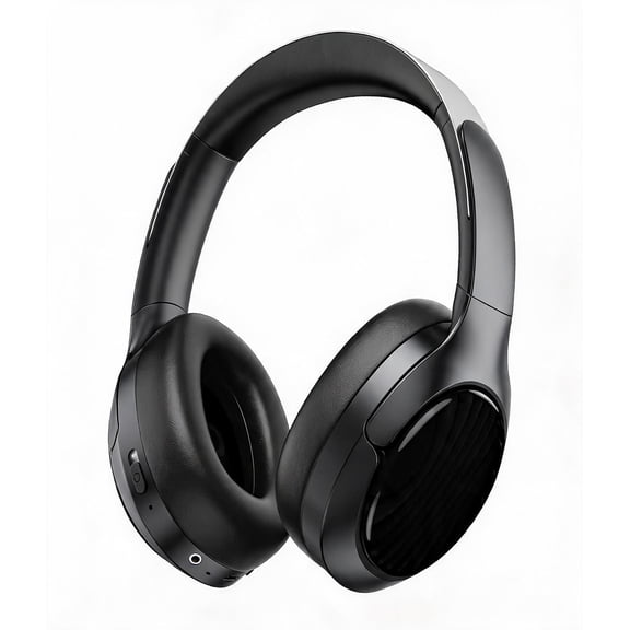 Wireless Noise Cancelling Over Ear Headphones with 45dB Hybrid ANC Bluetooth 6.0 120 Hour Battery
