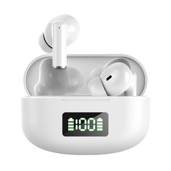 Wireless Noise-cancelling Bluetooth Earbuds Mini Digital Display Low Power Long Working Stereo Portable Headset Clearance Under 5$!