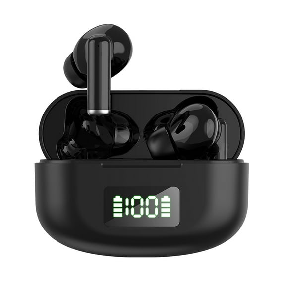 Wireless Noise-cancelling Bluetooth Earbuds Mini Digital Display Low Power Long Working Stereo Portable Headset Up to 65% off!