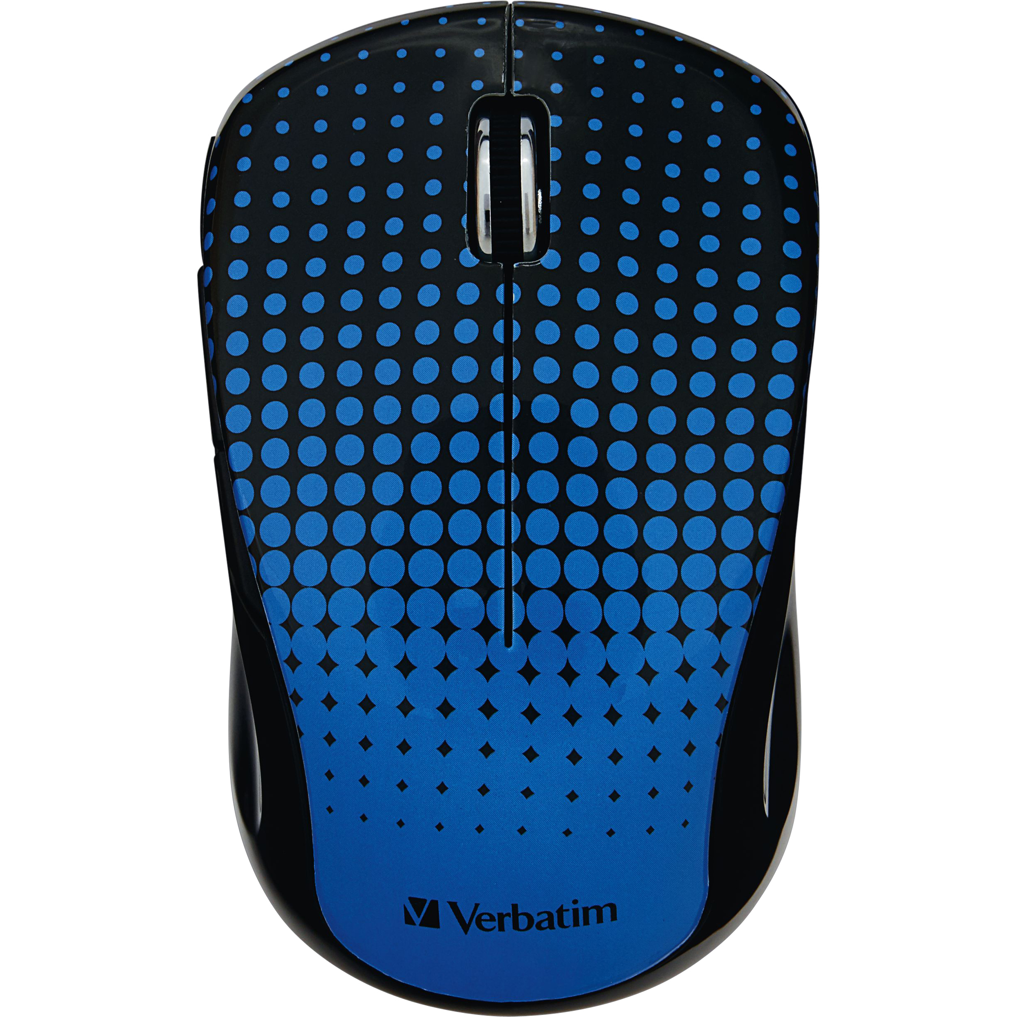 Pre-Owned Wireless Notebook Multi-Trac Blue LED Mouse Dot Pattern - image 1 of 1