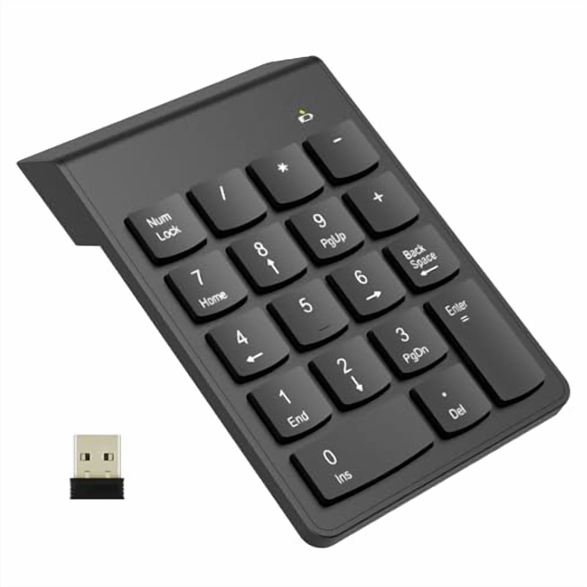 Chr Computer Wireless Number Pad,Numeric Keypad Numpad Keyboard 10 Key USB Keypad ...
