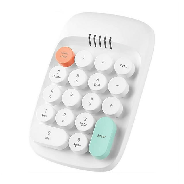Wireless Number Pad, Typewriter Retro Keypad, Numeric Keypads Numpad 18