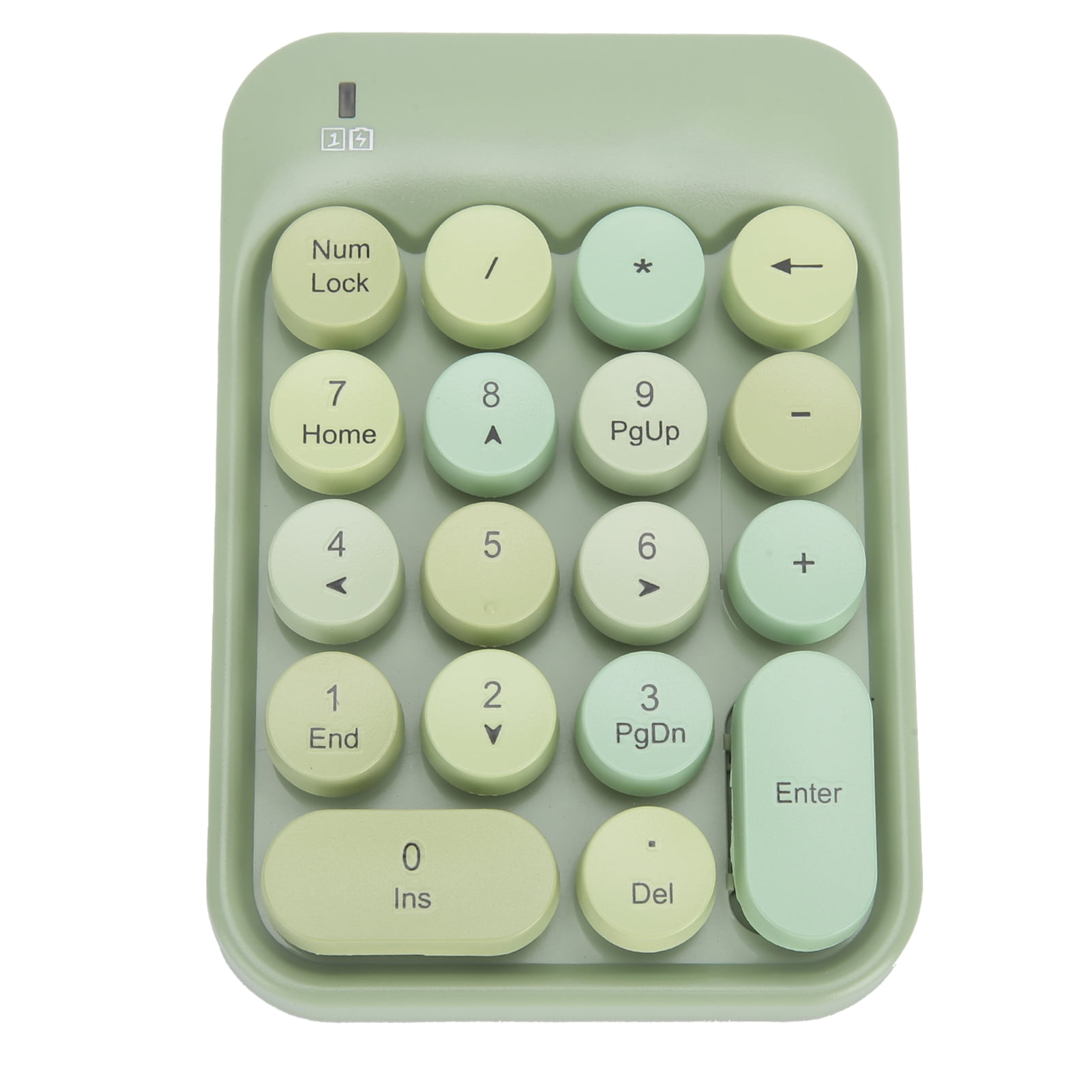Wireless Numeric Keypad, Mini Digital Numpad 18 Keys Ergonomic Number