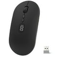 thumbnail image 1 of Wireless Office Mouse with Battery Level Visible, Ultra Slim 2.4G Rechargeable Mouse 1600 DPI for Mac/Ipad, 1 of 9