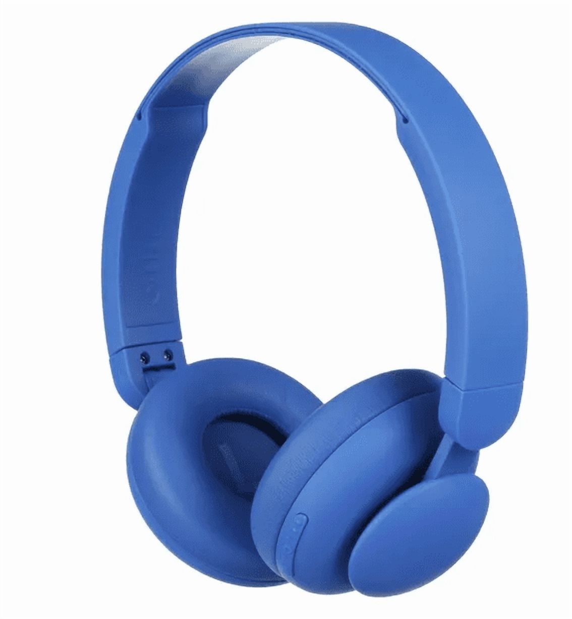 Wireless On-Ear Bluetooth Headphones with Mic and 24-Hour Playtime – Black
