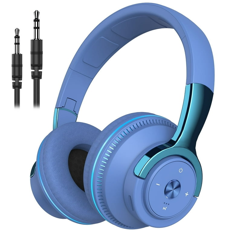 Bluetooth On Ear Headphone HiFi Stereo Noise Isolating Microphone Volume Control Foldable for Devices Walmart