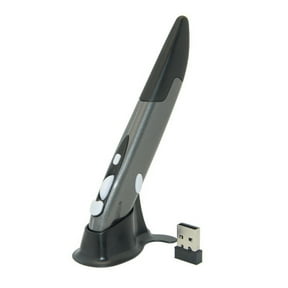 Wireless Optical Pocket Pen Mouse, 2.4G USB Wireless Optical Pen Mouse 800/1200/1600 DPI Adjustable Handwriting Mini Air Mouse Mice for PC Laptop Notebook Computer Mac