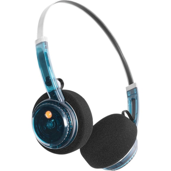 Wireless Over-Ear Bluetooth Headphones, Stereo Sound, Extra Long Battery Life, Foldable Mecha Style Headset