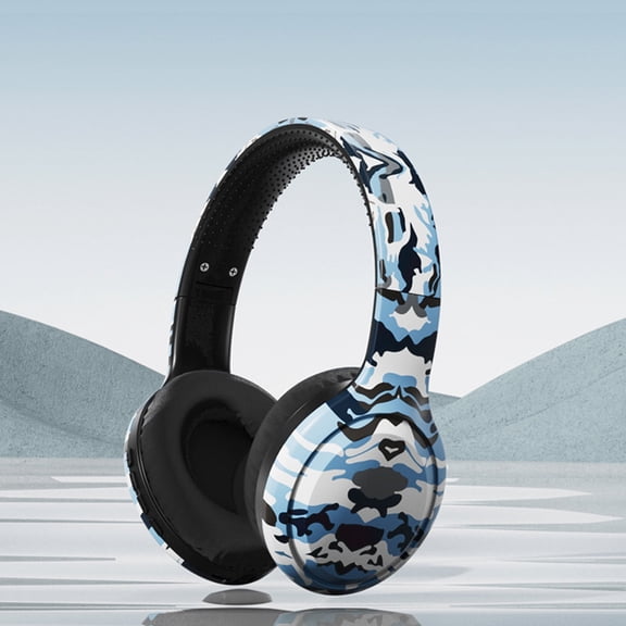 Wireless Over-Ear Bluetooth Headset - Subwoofer Heavy Bass, Bluetooth 5.3, Ideal for ESports, Sports & Music, Compatible with Mobile Phones & Computers