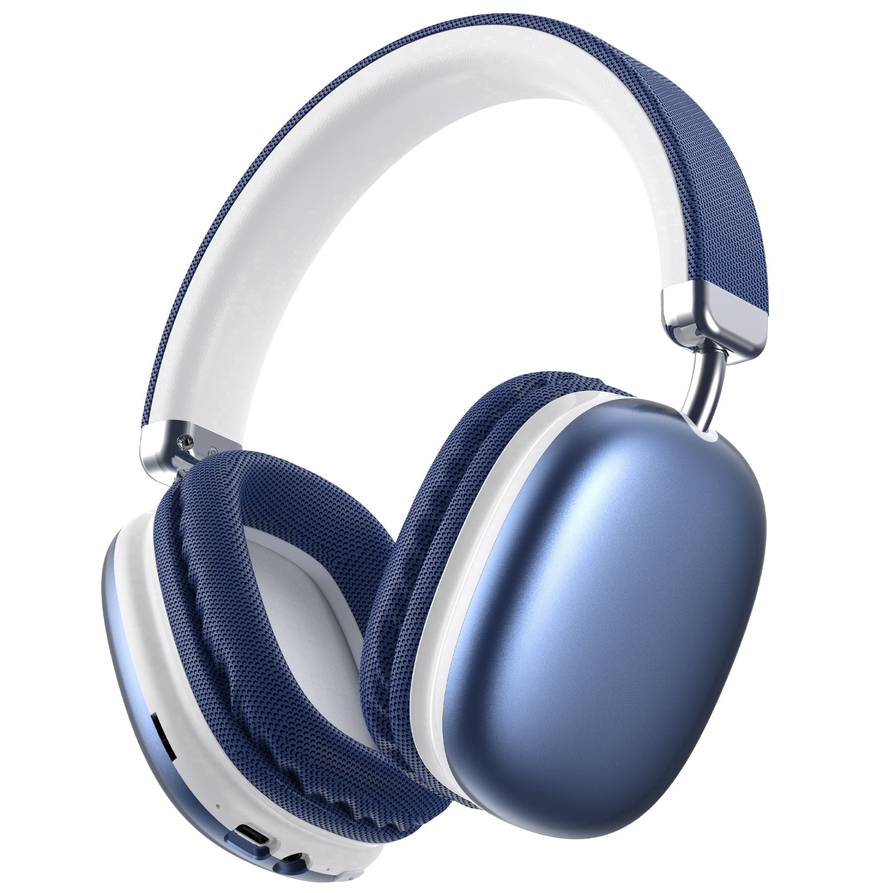 Wireless Bluetooth Headphones 5.1,40 Hrs Playtime Wireless Over-Ear Headphones,4 Mics ENC Noise Cancelling for Clear Calls, Lightweight Headset with Deep Bass Comfort fit for Travel Work