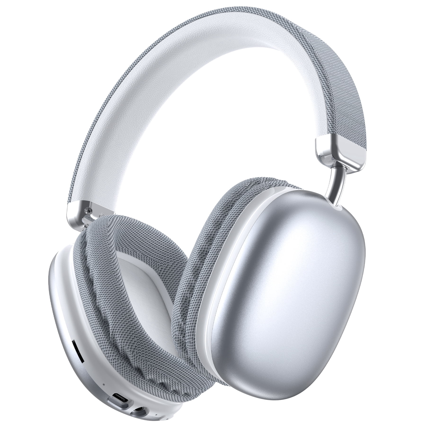 Wireless Bluetooth Headphones 5.1,40 Hrs Playtime Wireless Over-Ear Headphones,4 Mics ENC Noise Cancelling for Clear Calls, Lightweight Headset with Deep Bass Comfort fit for Travel Work