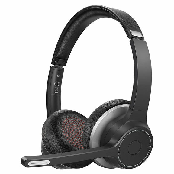 Wireless Over-Ear Headphones Compatible With iPhone 11/12/13/14 Plus, Pro, Pro Max, Mini - Boom Mic Headset Hands-free Earphones Noise Isolation