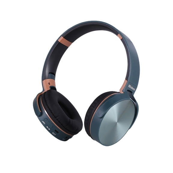 Wireless Over-Ear Headphones with Pure Bass Sound, Bluetooth 5.3, Up to 76H Battery Life and Speed Charge, Lightweight, Comfortable and Foldable Design