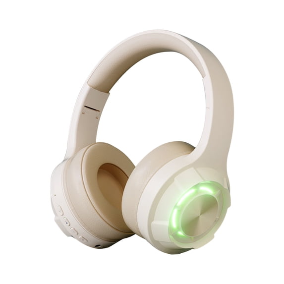 Wireless Over-Ear Headphones with Microphone, for Gaming and Work, Long Battery Life, Multiple Playback Modes