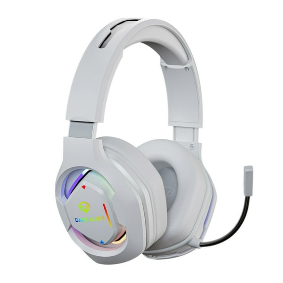 Wireless Over-ear Headphones Gaming Headset Gaming Headphones With Microphone,New Release,Vsgery,White
