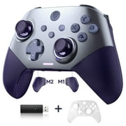 Wireless PC Controller, BROUJOY Bluetooth Controller for PC,Android,iPhone/iPad,Switch/Steam,TV with Hall Effect Joysticks & Triggers, One Replacement Cover