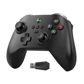 Wireless PC Gaming Controller for PC/Mobile Android/Switch/IOS/,PC Controllers with 2.4Ghz Dual Hall Joystick,Hall Trigger,6-Axis Gyroscope,Double Vibration and Turbo